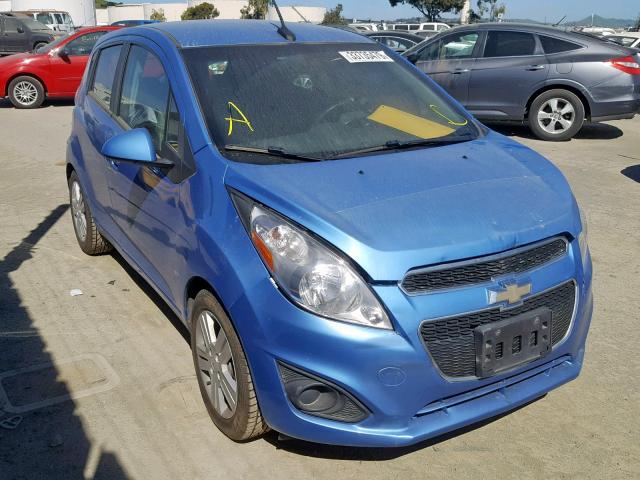 KL8CB6S9XEC545840 - 2014 CHEVROLET SPARK LS BLUE photo 1