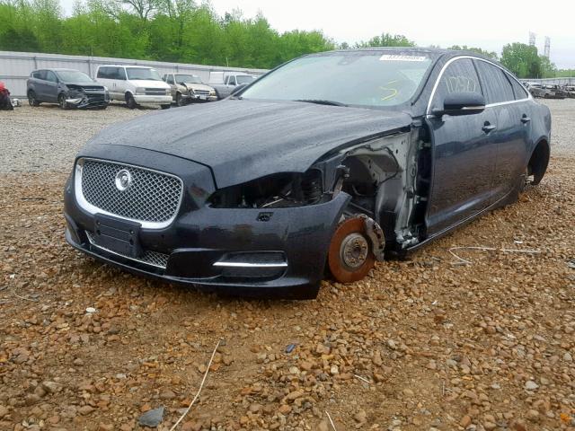 SAJWA1CB0BLV12208 - 2011 JAGUAR XJ BASE BLACK photo 2