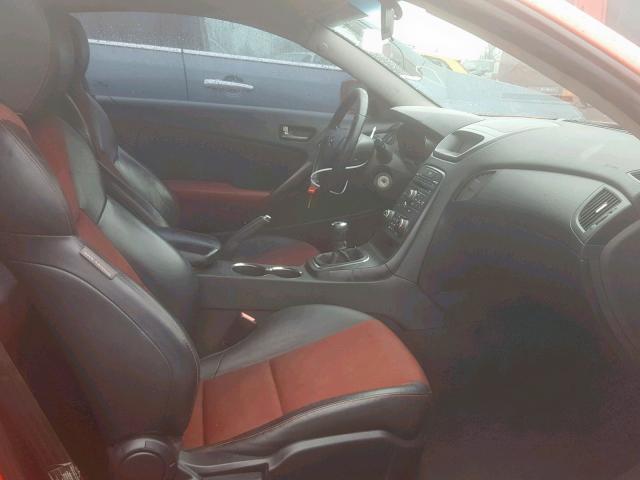 KMHHT6KD5BU049425 - 2011 HYUNDAI GENESIS CO RED photo 5