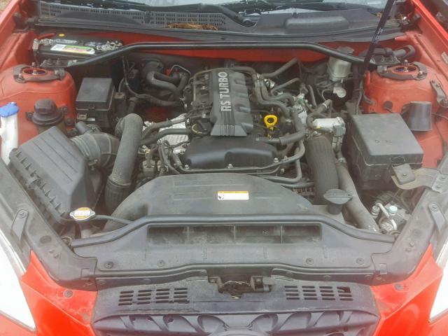 KMHHT6KD5BU049425 - 2011 HYUNDAI GENESIS CO RED photo 7