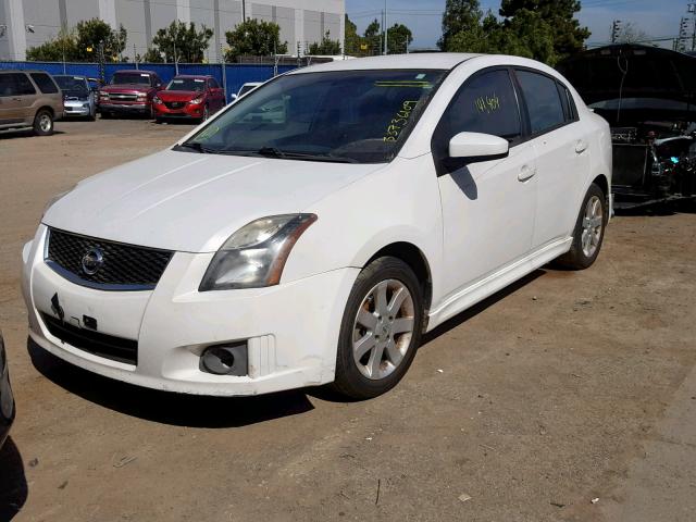 3N1AB6AP7BL678881 - 2011 NISSAN SENTRA 2.0 WHITE photo 2