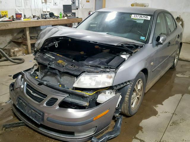 YS3FD49Y051047070 - 2005 SAAB 9-3 ARC GRAY photo 2