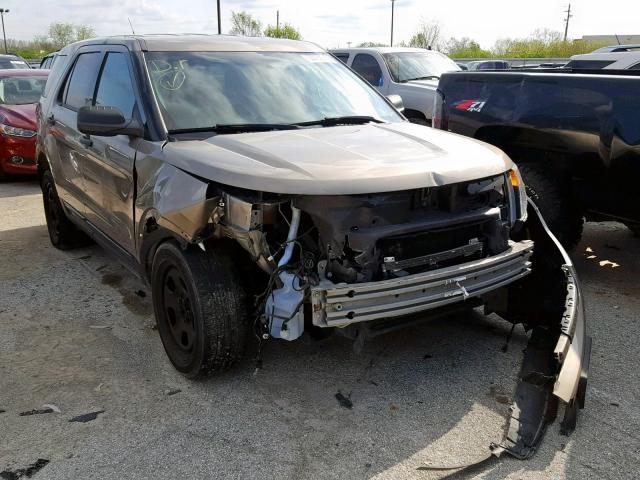 1FM5K8AR0EGB63690 - 2014 FORD EXPLORER P GRAY photo 1