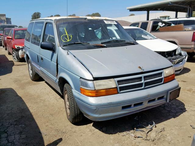 2B4GH25K7RR578738 - 1994 DODGE CARAVAN BLUE photo 1