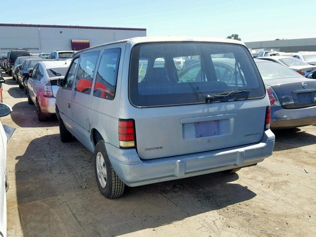 2B4GH25K7RR578738 - 1994 DODGE CARAVAN BLUE photo 3