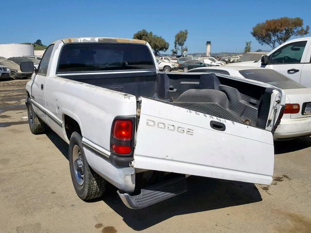 1B7JC26Z2SS380656 - 1995 DODGE RAM 2500 WHITE photo 3