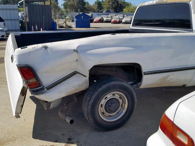 1B7JC26Z2SS380656 - 1995 DODGE RAM 2500 WHITE photo 9