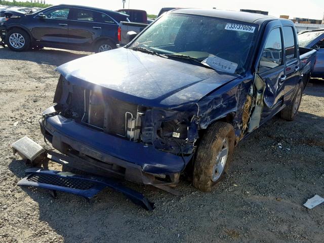 1GCDSCFE4C8136055 - 2012 CHEVROLET COLORADO L BLUE photo 2