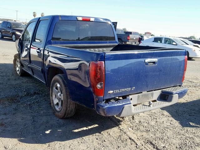 1GCDSCFE4C8136055 - 2012 CHEVROLET COLORADO L BLUE photo 3