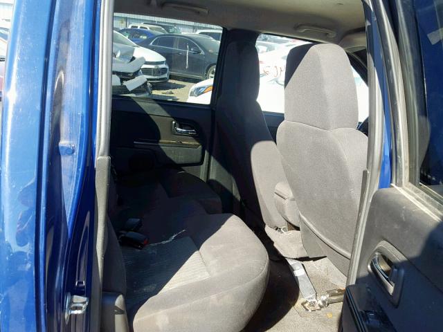 1GCDSCFE4C8136055 - 2012 CHEVROLET COLORADO L BLUE photo 6