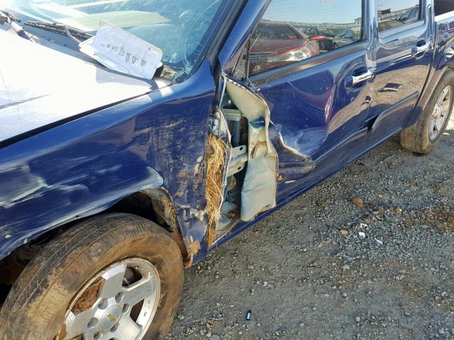 1GCDSCFE4C8136055 - 2012 CHEVROLET COLORADO L BLUE photo 9
