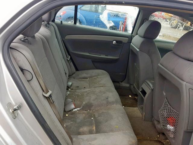 1G1ZG57B38F292543 - 2008 CHEVROLET MALIBU LS SILVER photo 6
