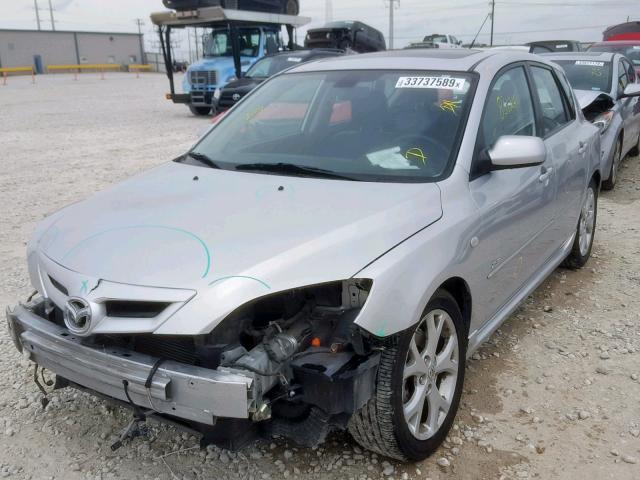 JM1BK343981860400 - 2008 MAZDA 3 HATCHBAC SILVER photo 2