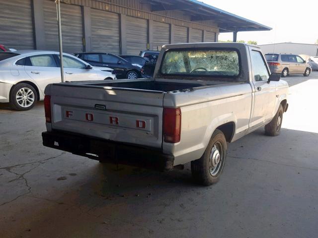 1FTBR10T8HUC64098 - 1987 FORD RANGER GRAY photo 4