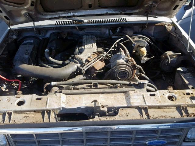 1FTBR10T8HUC64098 - 1987 FORD RANGER GRAY photo 7