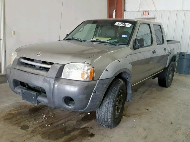 1N6ED27T12C390692 - 2002 NISSAN FRONTIER C CHARCOAL photo 2