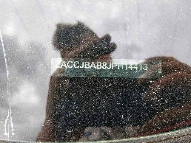 ZACCJBAB8JPH14413 - 2018 JEEP RENEGADE S ნარინჯისფერი ფოტო 10