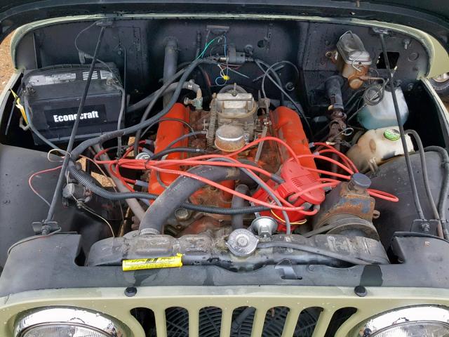 1JCCN87A4DT075816 - 1983 JEEP JEEP CJ7 GREEN photo 7