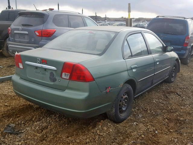 2HGES16493H900056 - 2003 HONDA CIVIC DX GREEN photo 4