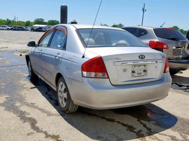 KNAFE121575453063 - 2007 KIA SPECTRA EX SILVER photo 3