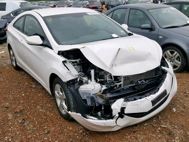 KMHDH6AEXDU014974 - 2013 HYUNDAI ELANTRA CO WHITE photo 1