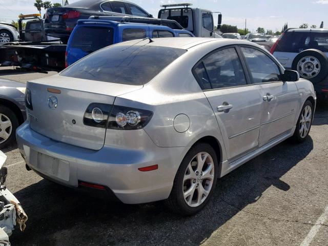 JM1BK324871674695 - 2007 MAZDA 3 S SILVER photo 4