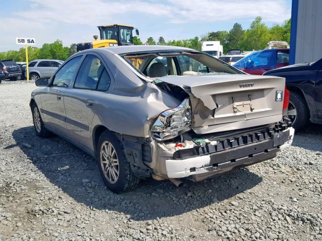 YV1RS61T642366899 - 2004 VOLVO S60 GOLD photo 3