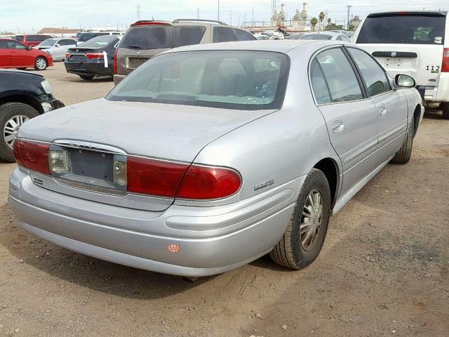 1G4HP54K724206446 - 2002 BUICK LESABRE CU SILVER photo 4