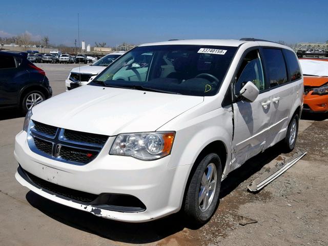 2D4RN3DG0BR729032 - 2011 DODGE GRAND CARA WHITE photo 2