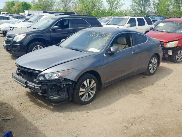 1HGCS128X8A000675 - 2008 HONDA ACCORD EXL GRAY photo 2