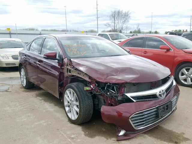 4T1BK1EB4EU088999 - 2014 TOYOTA AVALON BAS MAROON photo 1