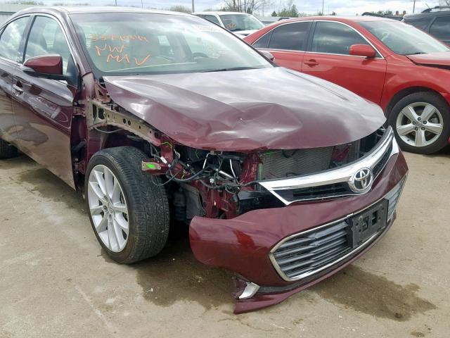 4T1BK1EB4EU088999 - 2014 TOYOTA AVALON BAS MAROON photo 9