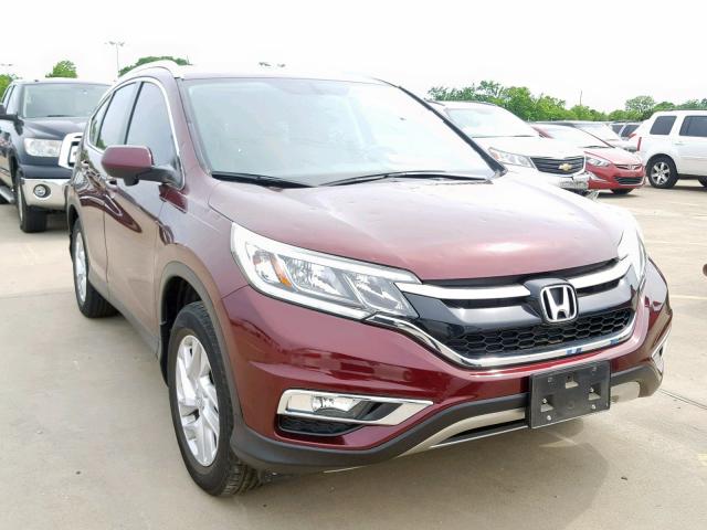 2HKRM3H71FH517026 - 2015 HONDA CR-V EXL BURGUNDY photo 1