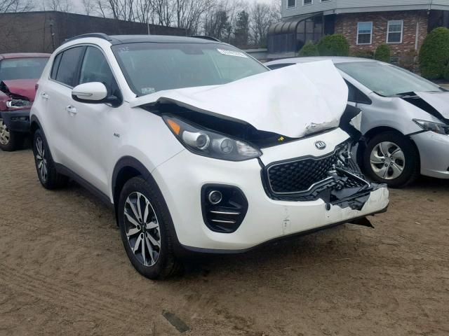 KNDPNCAC9J7488559 - 2018 KIA SPORTAGE E WHITE photo 1