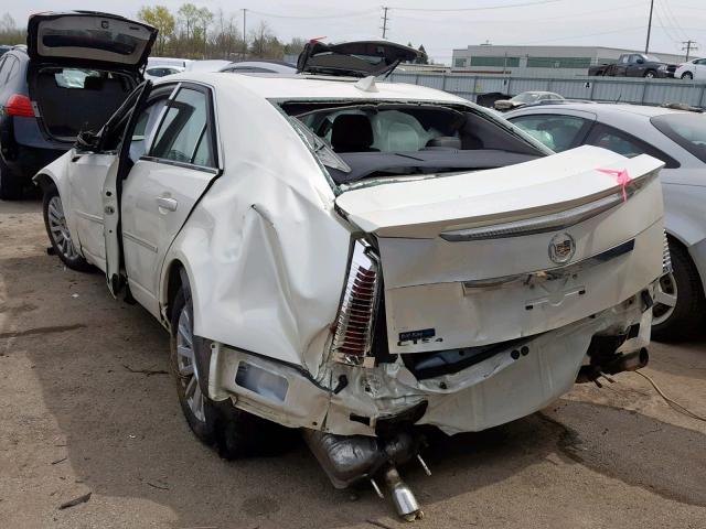 1G6DG5EG1A0125982 - 2010 CADILLAC CTS LUXURY WHITE photo 3