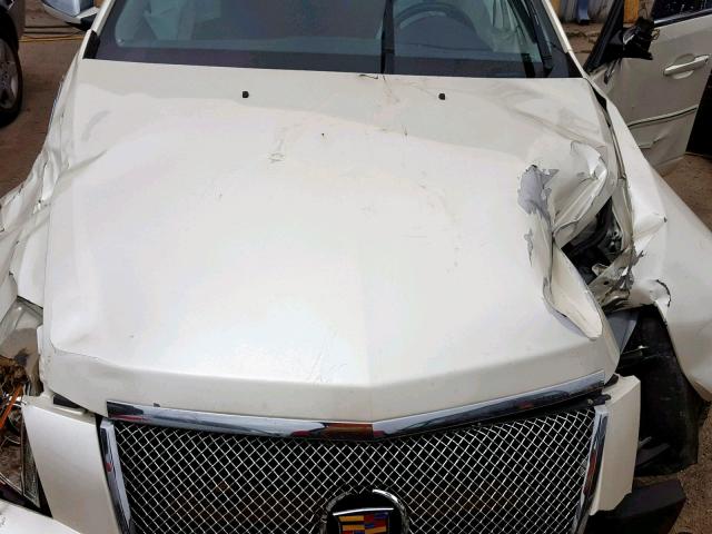 1G6DG5EG1A0125982 - 2010 CADILLAC CTS LUXURY WHITE photo 7