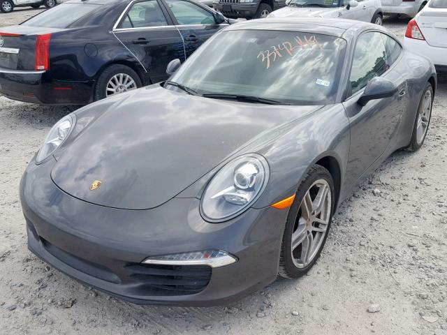 WP0AA2A90CS106578 - 2012 PORSCHE 911 CARRER GRAY photo 2