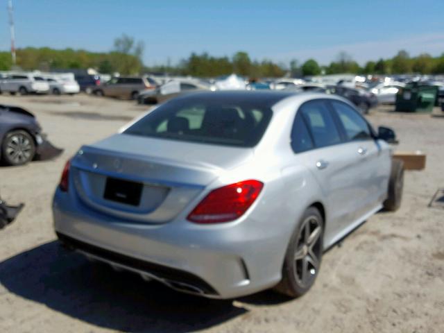 55SWF6EB7GU120099 - 2016 MERCEDES-BENZ C 450 4MAT GRAY photo 4