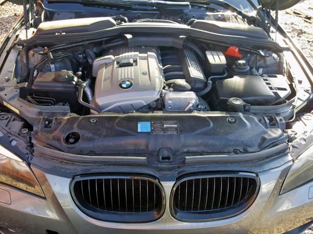 WBANE53557CY06000 - 2007 BMW 525 I CHARCOAL photo 7