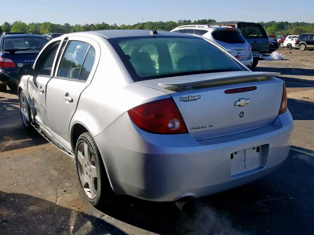 1G1AT58H697143132 - 2009 CHEVROLET COBALT LT SILVER photo 3