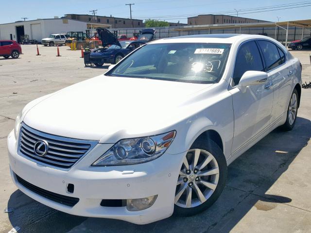 JTHCL5EF1C5014655 - 2012 LEXUS LS 460 WHITE photo 2