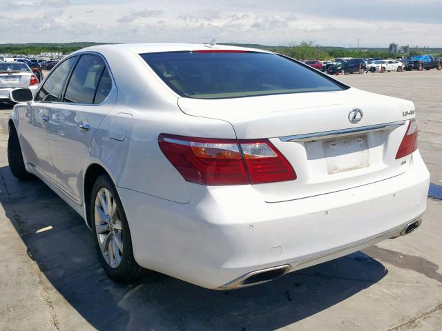 JTHCL5EF1C5014655 - 2012 LEXUS LS 460 WHITE photo 3