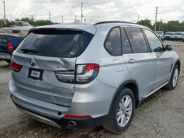 5UXKR2C58G0R69250 - 2016 BMW X5 SDRIVE3 SILVER photo 4