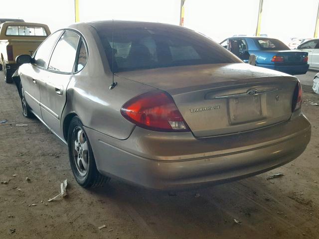 1FAFP53U93A257809 - 2003 FORD TAURUS SE GOLD photo 3