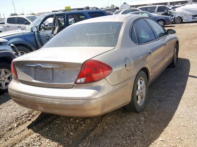 1FAFP53U93A257809 - 2003 FORD TAURUS SE GOLD photo 4