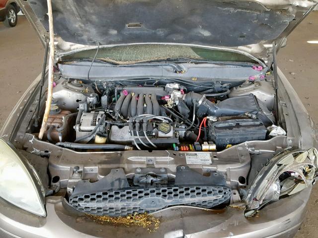 1FAFP53U93A257809 - 2003 FORD TAURUS SE GOLD photo 7