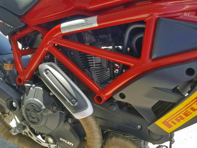 ML0MADBM1JT001227 - 2018 DUCATI MONSTER 79 RED photo 7