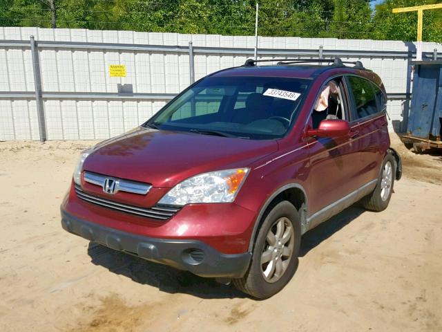 5J6RE38709L034733 - 2009 HONDA CR-V EXL RED photo 2