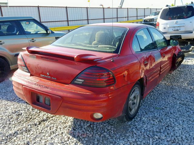 1G2NF52F72C299088 - 2002 PONTIAC GRAND AM S RED photo 4