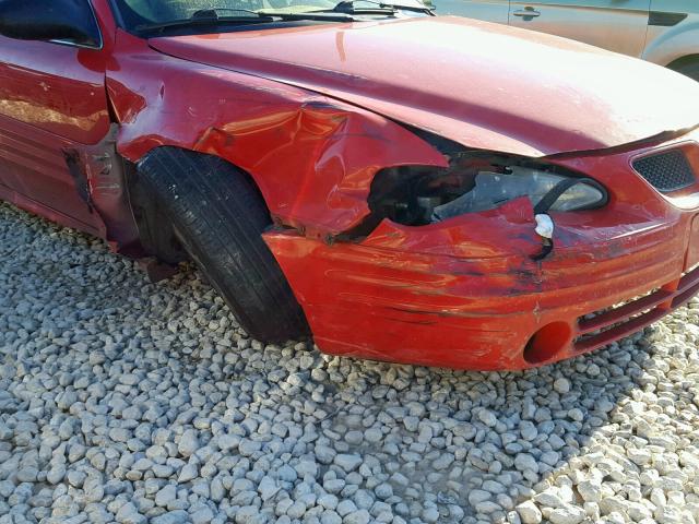 1G2NF52F72C299088 - 2002 PONTIAC GRAND AM S RED photo 9